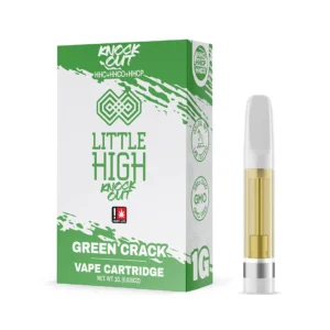 A Little High TKO Carts – Green Crack | HHC + HHCO + HHCP | 1g Sativa Vape Cartridge